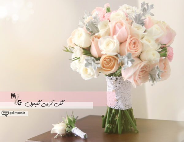 دسته گل رز و میخک