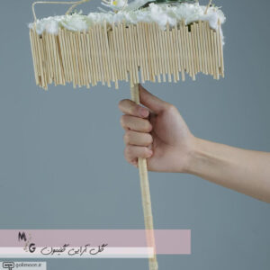 دسته گل مدرن سازه ای ارکیده و میخک2