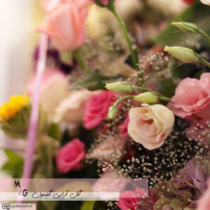 سبد گل طبیعی گهواره ای4
