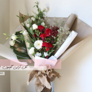 دسته گل هدیه لیسیانتوس1