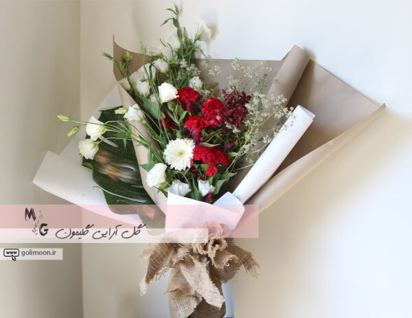 دسته گل هدیه لیسیانتوس1