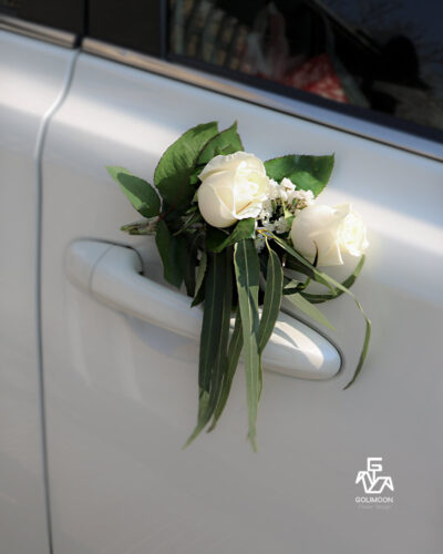 گل درب ماشین عروس