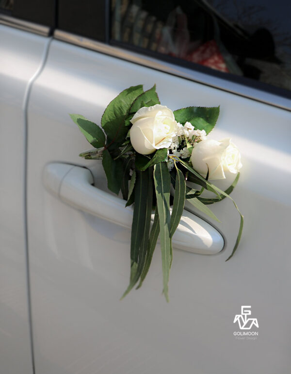 گل درب ماشین عروس